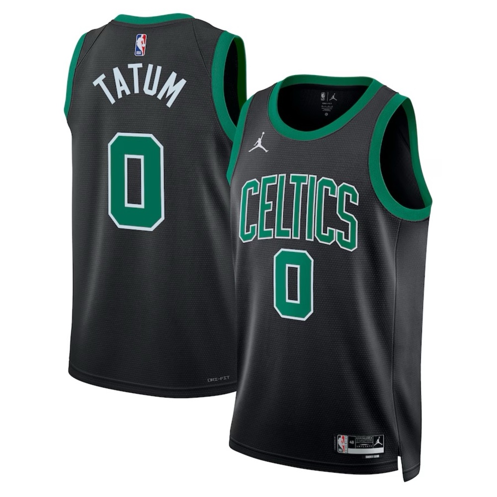 Jordan Jayson Tatum Boston Celtics Black Swingman Jersey